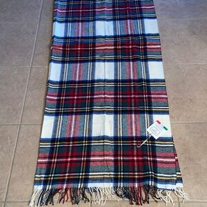 Nido Notte Italia Plaid Throw Blanket
